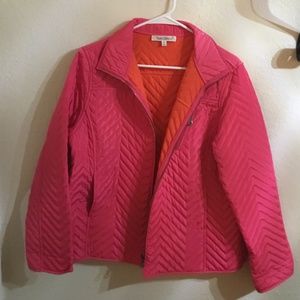 Travel Smith Women's Pink and Orange Jacket